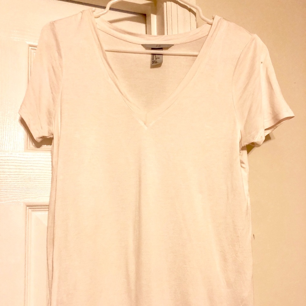 H&M Casual Off-White Tee